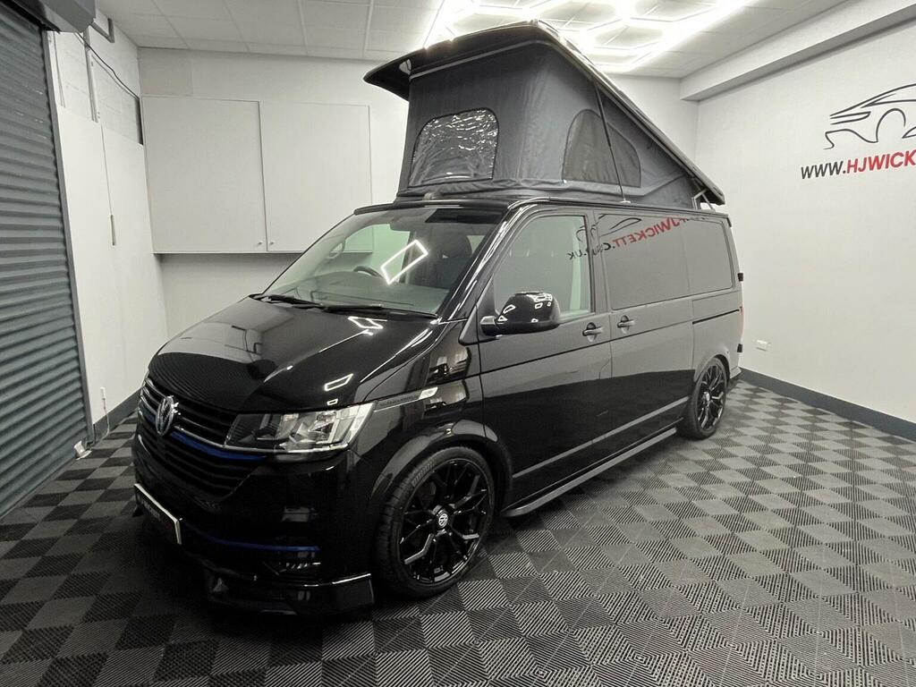 Volkswagen Transporter Panel Van 2.O T28 Highline Camper 202020 Black #6