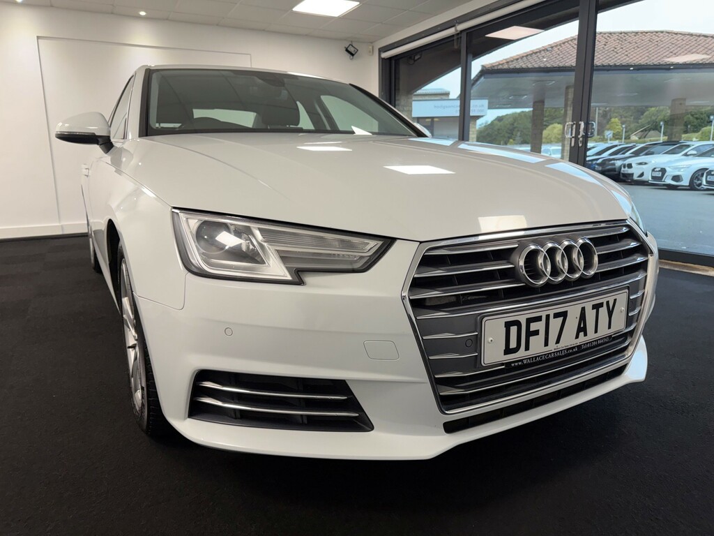 Audi A4 2.0 Tdi Ultra Sport Saloon Di White #6