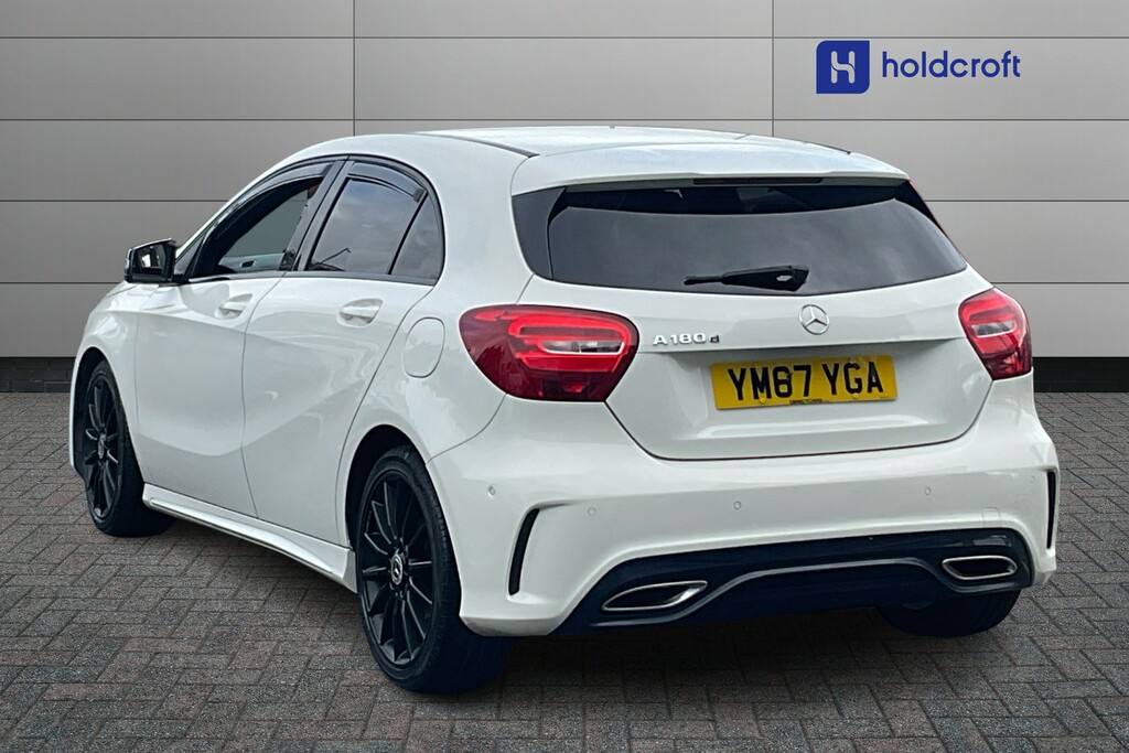 Mercedes-Benz A Class A180d Amg Line Executive YM67YGA White #2