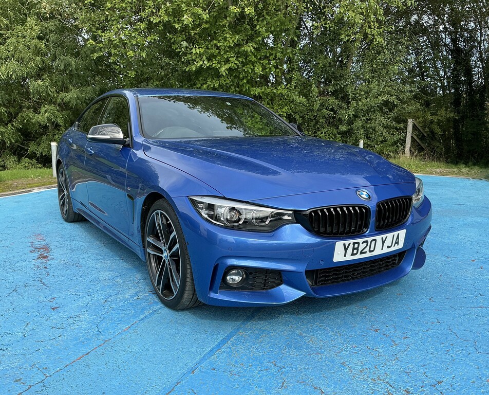 BMW 4 Series 420I M Sport Professional Media Blue