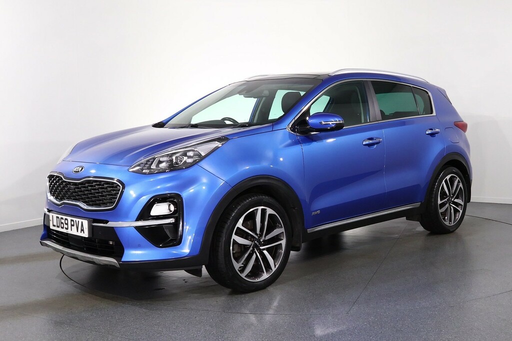 Kia Sportage 4 Blue #3