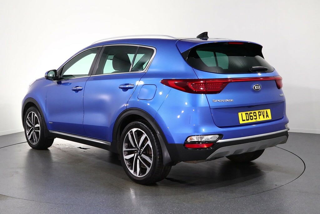 Kia Sportage 4 Blue #5