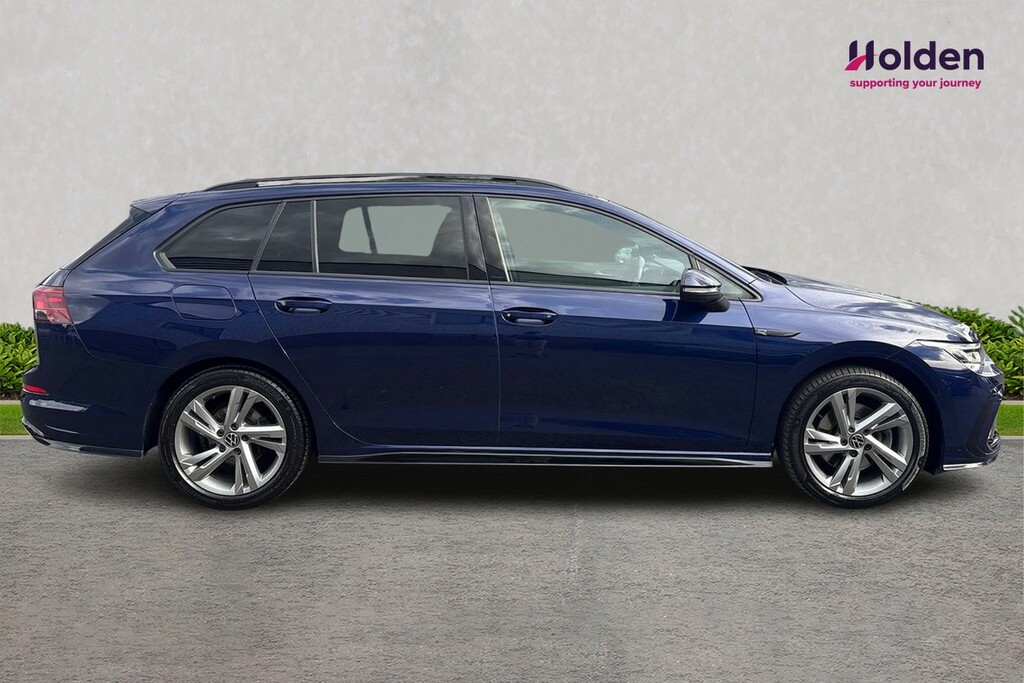 Volkswagen Golf R-line Blue #4