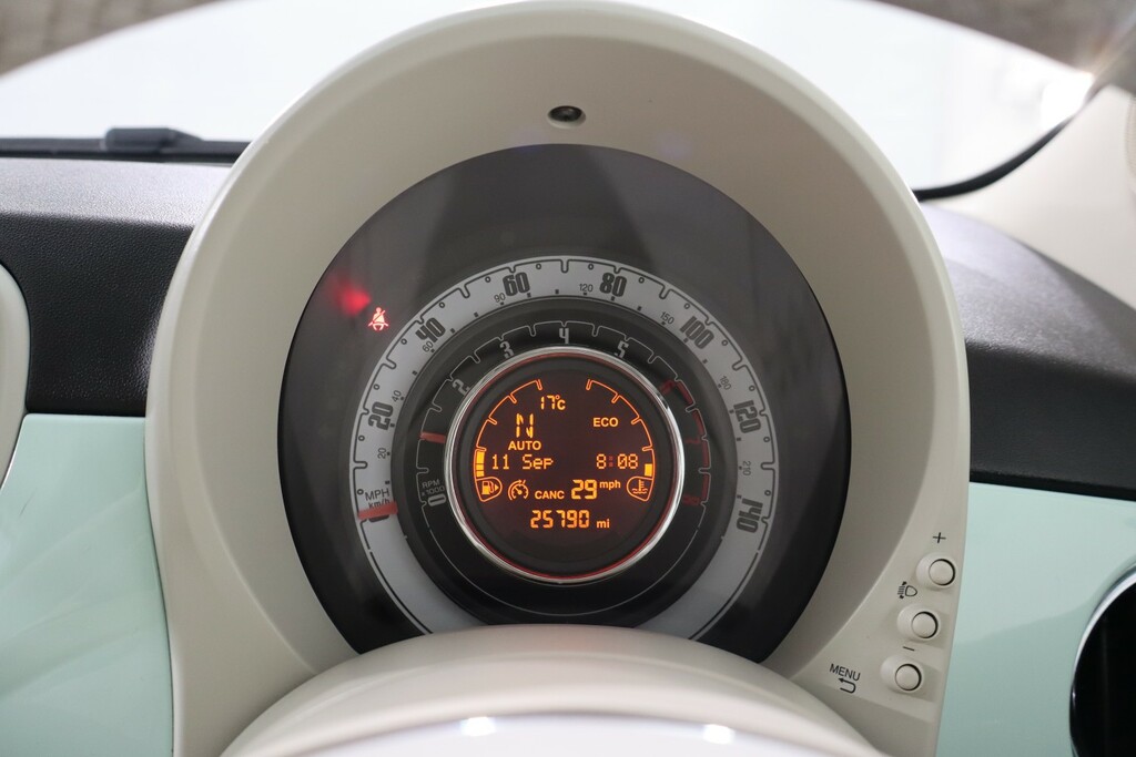 Fiat 500 1.2 Lounge Dualogic 69 Bhp Grey #15