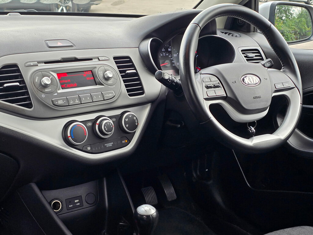 Kia Picanto 1.0 1 Air Hatchback Euro 6 65 B Silver #2