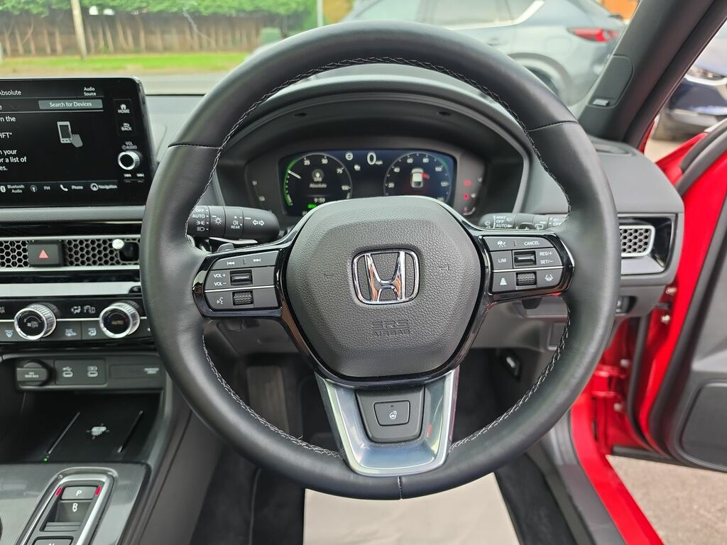 Honda Civic Civic 2.0 Ehev Sport Cvt Hatchback White #21
