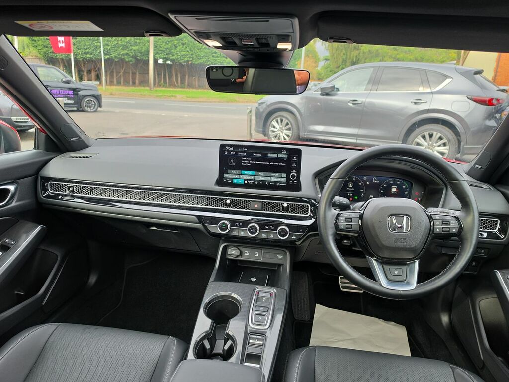 Honda Civic 2.0 H I-mmd Advance Hatchback Hybrid Ec Red #6