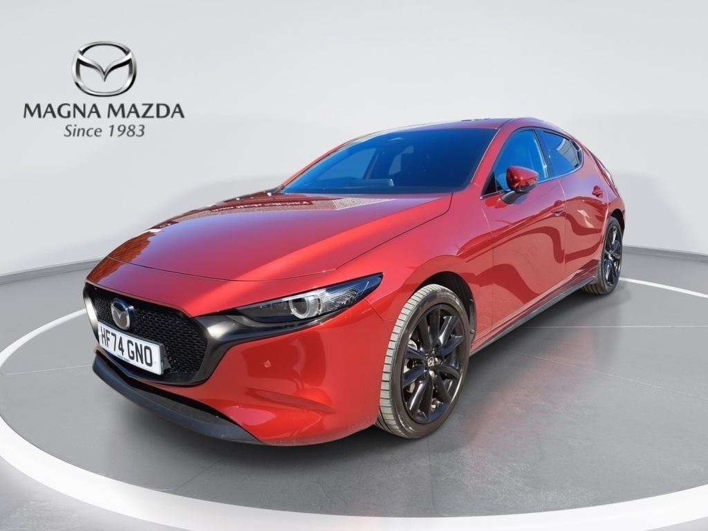 Mazda 3 2.0 E-skyactiv-x Mhev Exclusive-line Hatchback Red