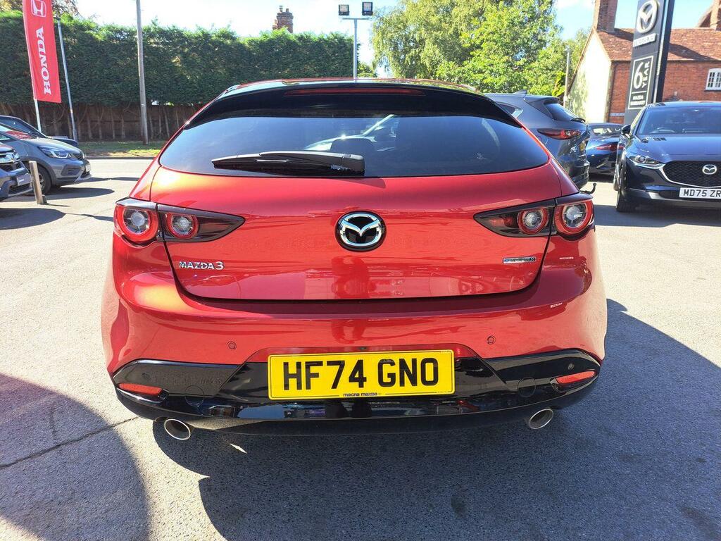 Mazda 3 2.0 E-skyactiv-x Mhev Exclusive-line Hatchback Red #4
