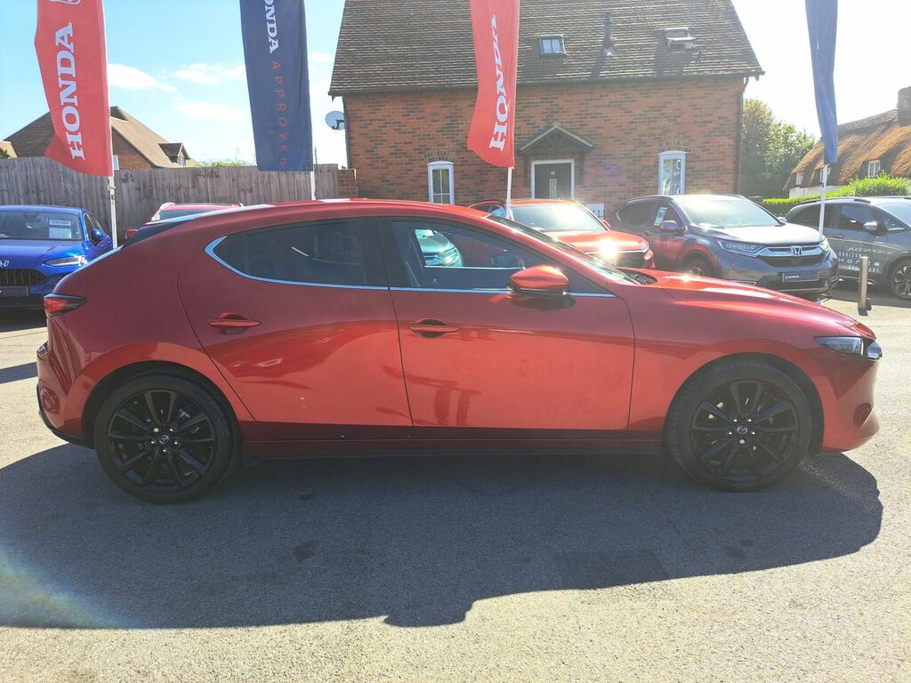 Mazda 3 2.0 E-skyactiv-x Mhev Exclusive-line Hatchback Red #2