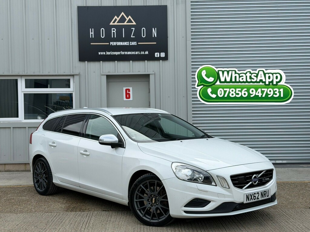 Volvo V60 3.0 T6 R-design Lux Nav White