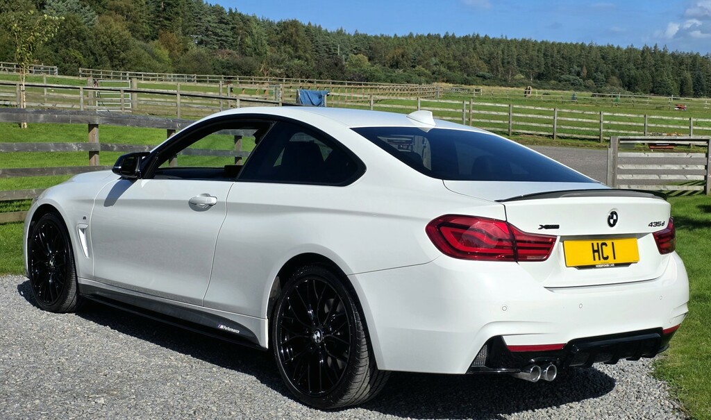 BMW 4 Series Gran Coupe Coupe 3.0 435D Xdrive M Sport Coupe 2018 White #3