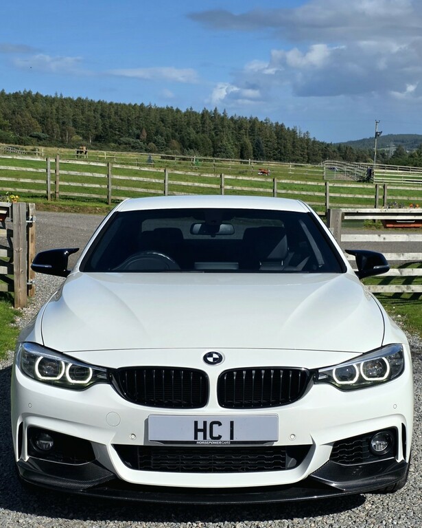 BMW 4 Series Gran Coupe Coupe 3.0 435D Xdrive M Sport Coupe 2018 White #4
