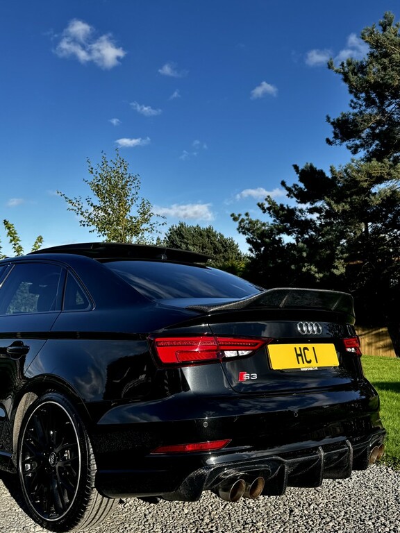 Audi S3 Saloon 2.0 Tfsi Black Edition 2019 KK19VWX Black #3