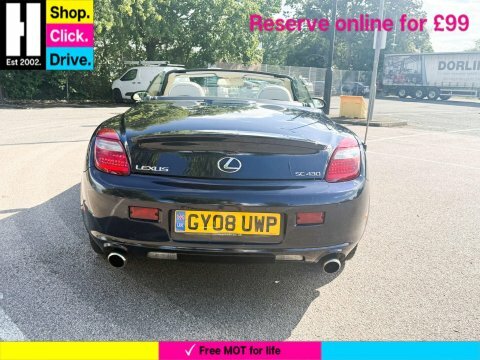 Lexus SC 4.3 430 Convertible Blue #6