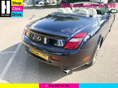 Lexus SC Convertible 4.3 430 200808 Black #13