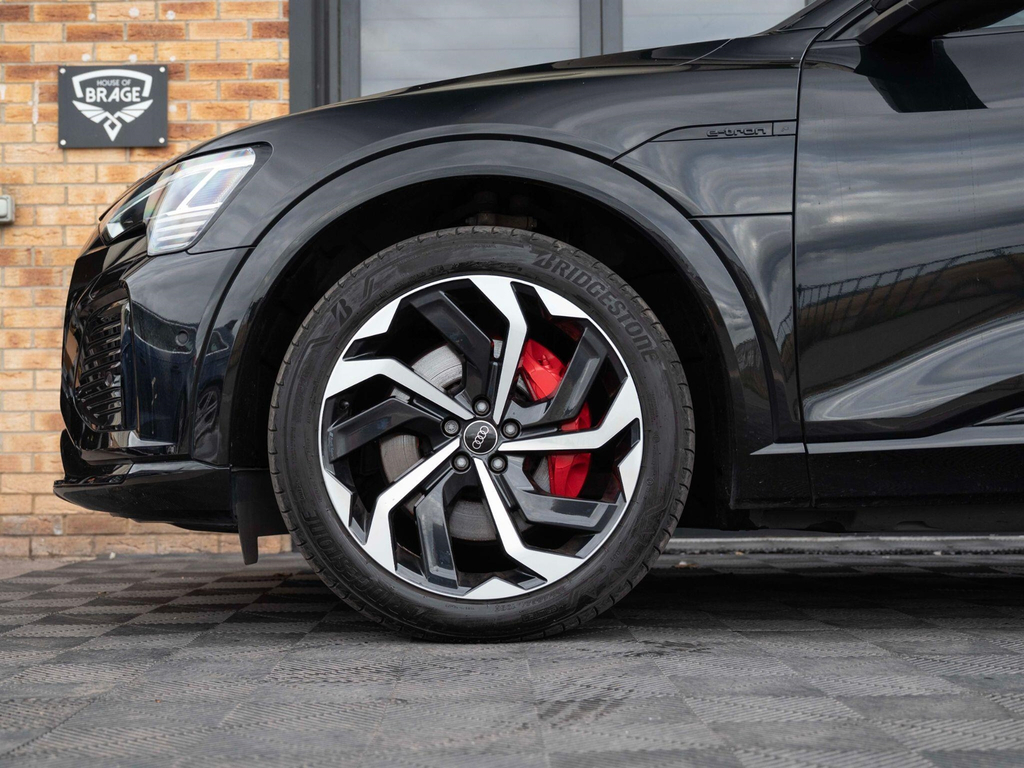 Audi E-tron 50 Black Edition Quattro 95Kwh 11Kw Char Black #5