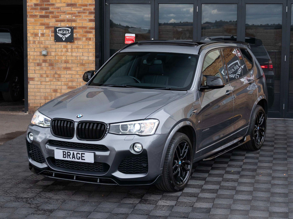 BMW X3 Xdrive20d M Sport White #15