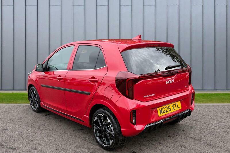 Kia Picanto 1.0 Gt-line Amt Euro 6 Ss Red #5