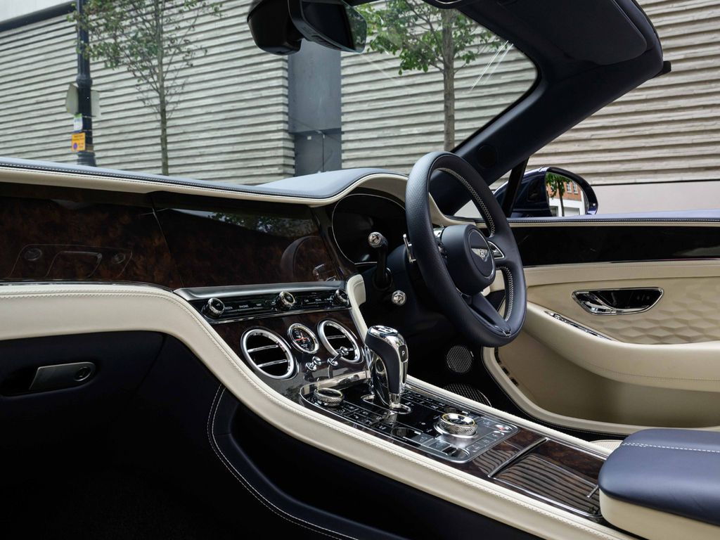 Bentley Continental Convertible Blue #3