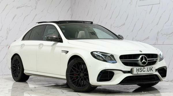 Mercedes-Benz E Class 4.0 E63 V8 Biturbo Gpf Amg S Saloon Spd White