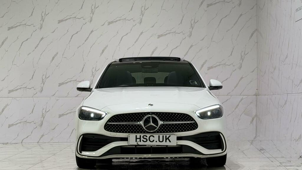 Mercedes-Benz C Class 2.0 C300h Mhev Amg Line Premium Plus Saloon PF24CTU White #2