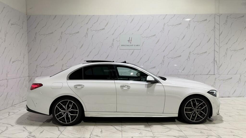 Mercedes-Benz C Class 2.0 C300h Mhev Amg Line Premium Plus Saloon PF24CTU White #4