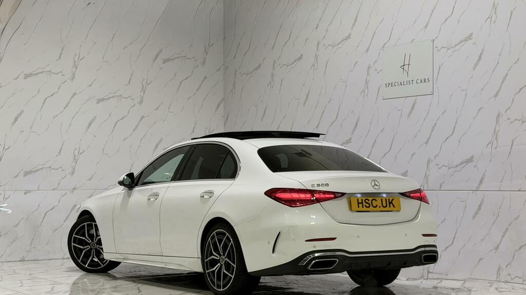Mercedes-Benz C Class 2.0 C300h Mhev Amg Line Premium Plus Saloon PF24CTU White #6