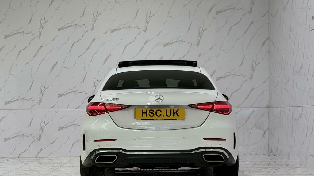 Mercedes-Benz C Class 2.0 C300h Mhev Amg Line Premium Plus Saloon PF24CTU White #5