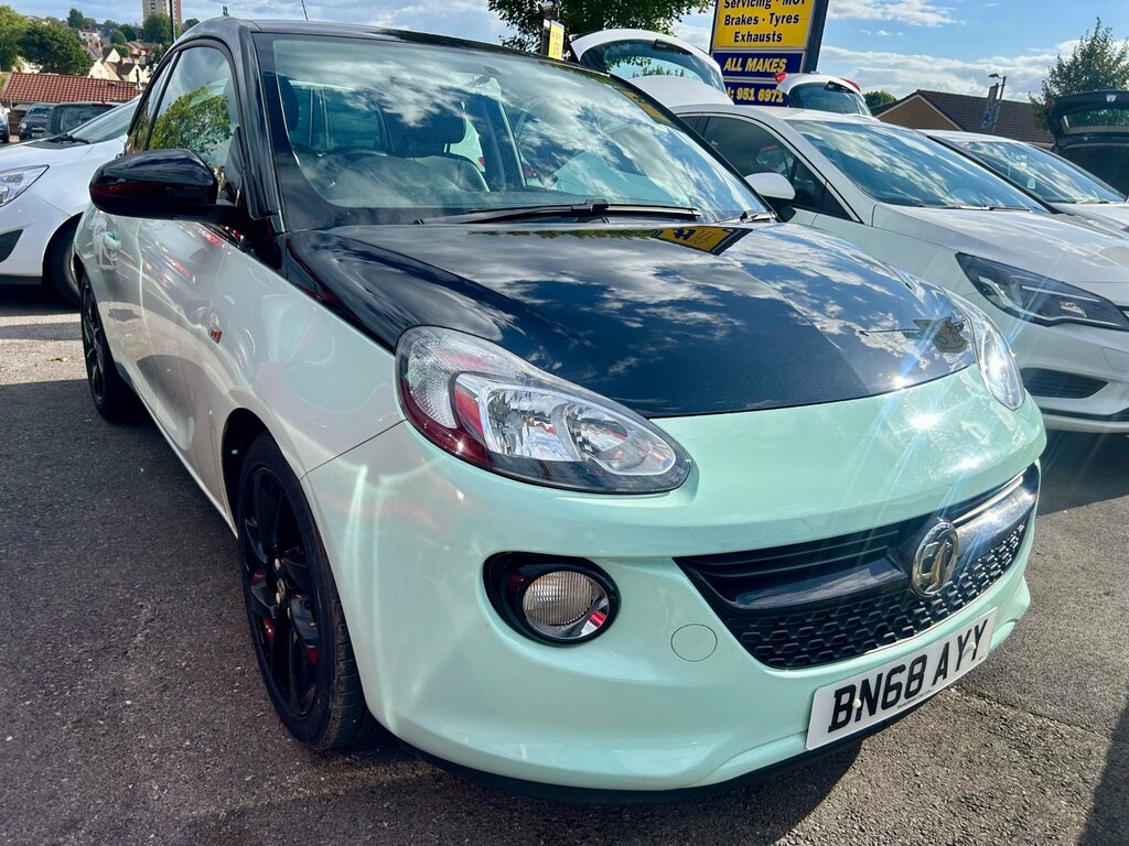 Vauxhall Adam 1.2I Energised Black Jack Hatchback Man Green