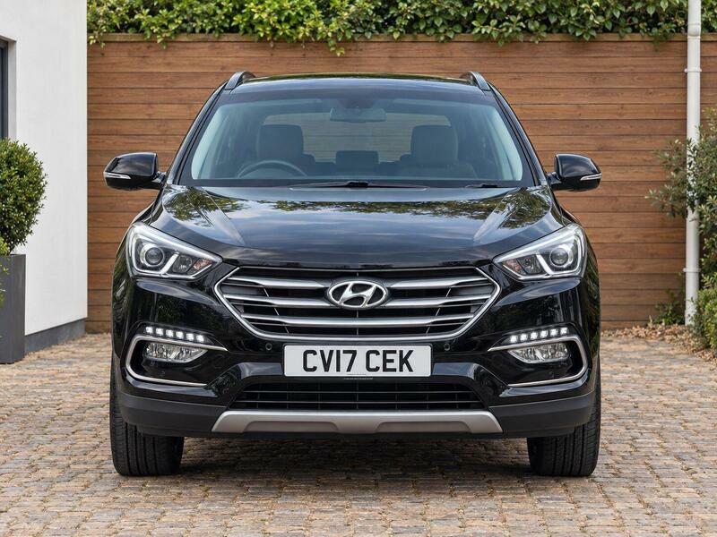 Hyundai Santa Fe 2.2 Crdi Blue Drive Premium Suv Black #2