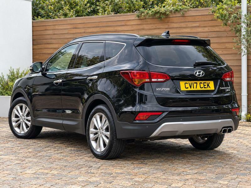 Hyundai Santa Fe 2.2 Crdi Blue Drive Premium Suv Black #4