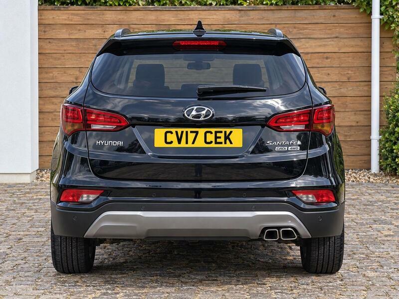 Hyundai Santa Fe 2.2 Crdi Blue Drive Premium Suv Black #5