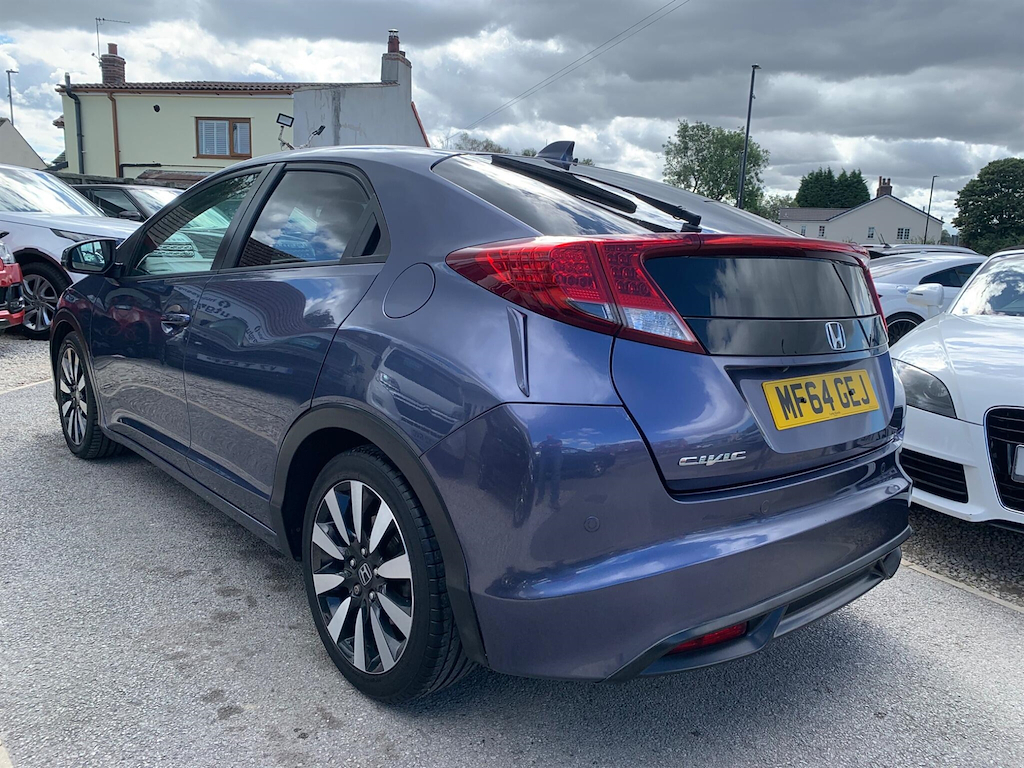 Honda Civic 1.8 I-vtec Sr Euro 5 Ss Blue #4