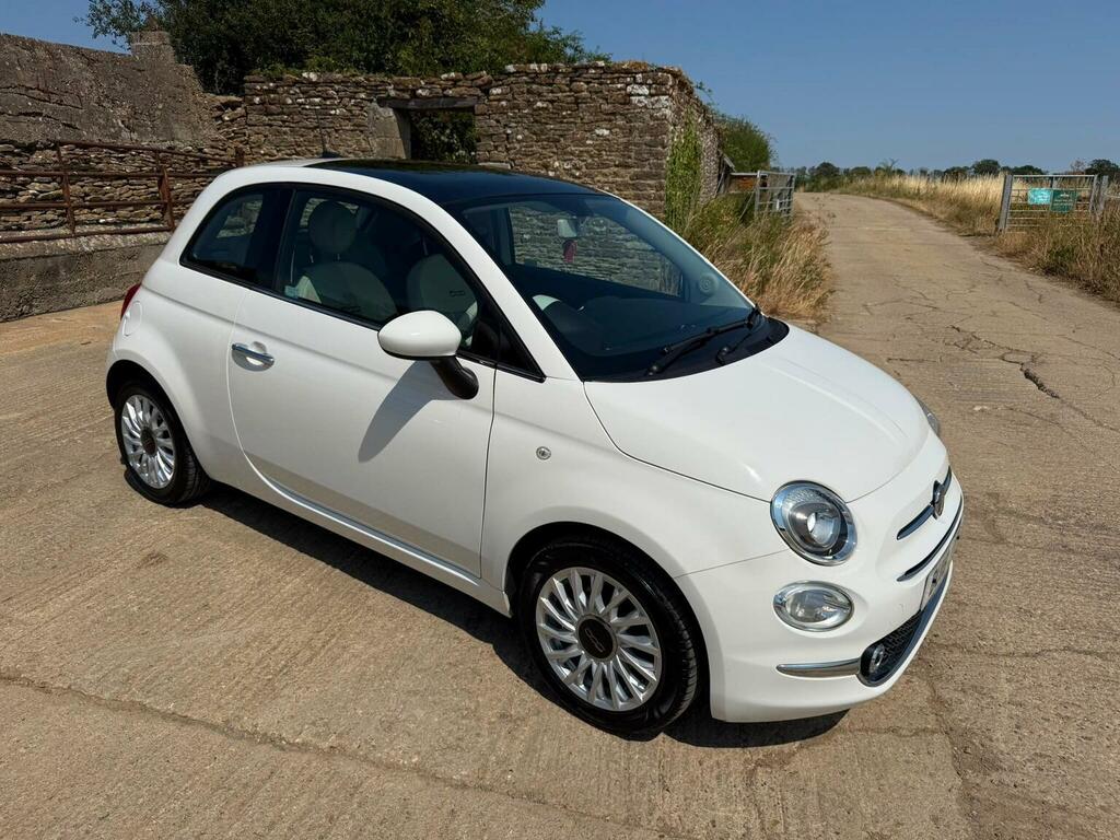 Fiat 500 1.2 Lounge Euro 6 Ss White