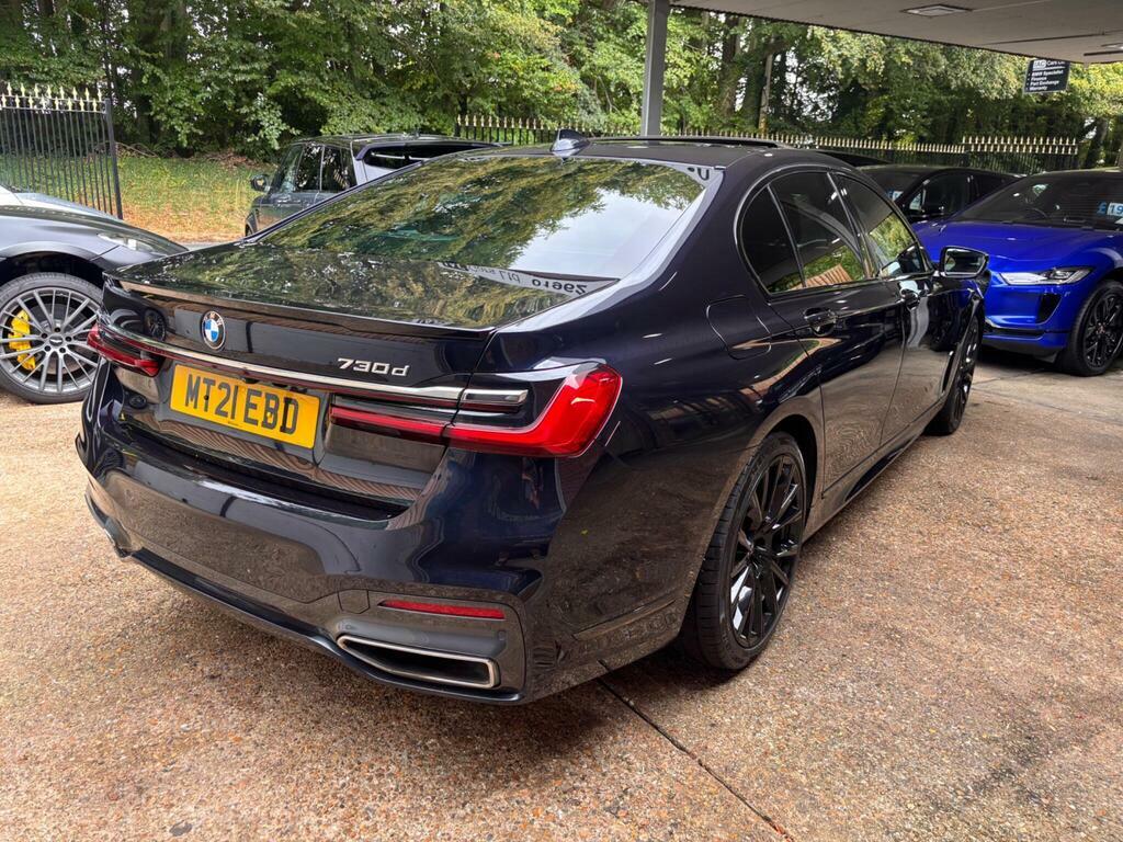 BMW 7 Series 3.0 730D Mht M Sport Euro 6 S S Black #5