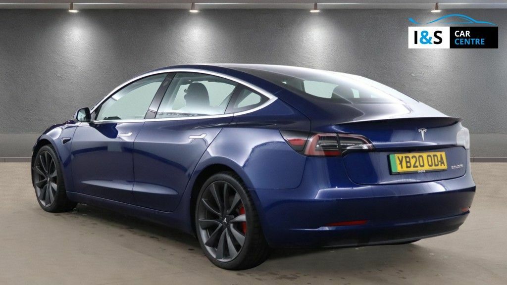 Tesla Model 3 Motor Performance Saloon Blue #3