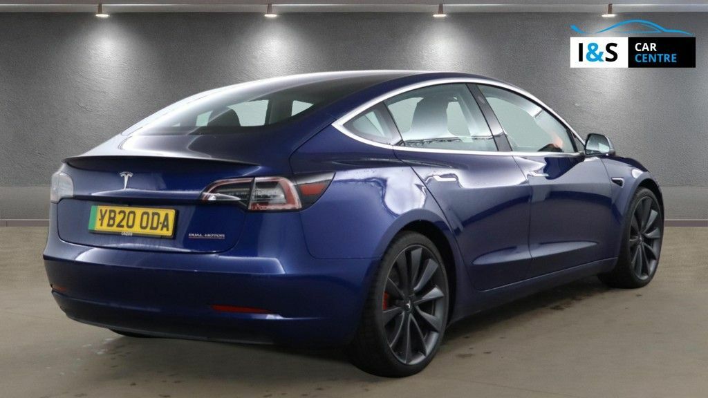 Tesla Model 3 Motor Performance Saloon Blue #4