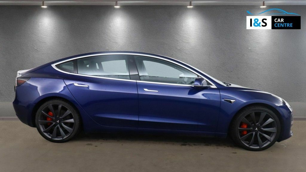 Tesla Model 3 Motor Performance Saloon Blue #5