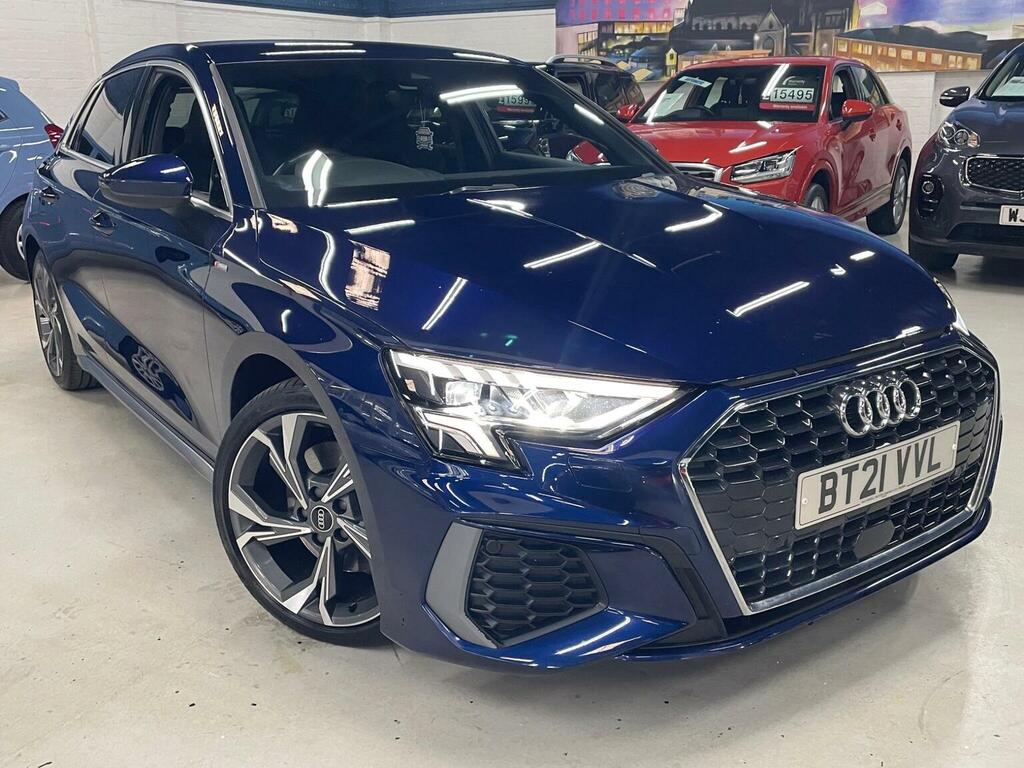 Audi A3 Hatchback 1.5 Tfsi 35 S Line Sportback Euro 6 Ss Blue