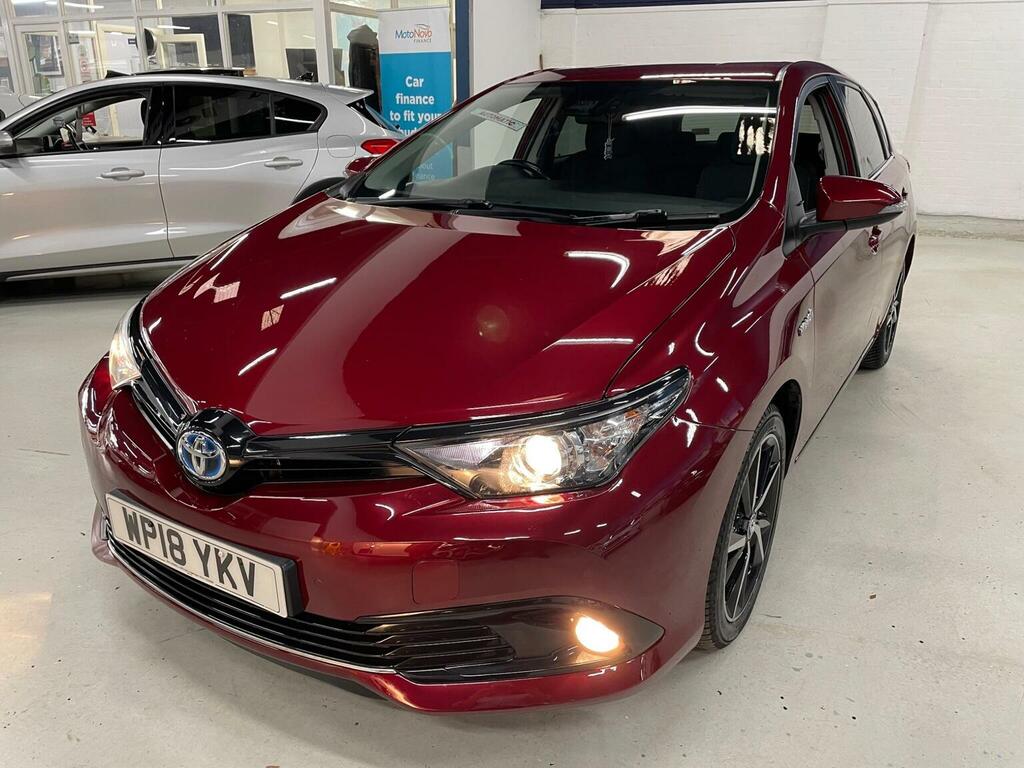 Toyota Auris Hatchback 1.8 Vvt-h Design Cvt Euro 6 Ss 2 Red #4