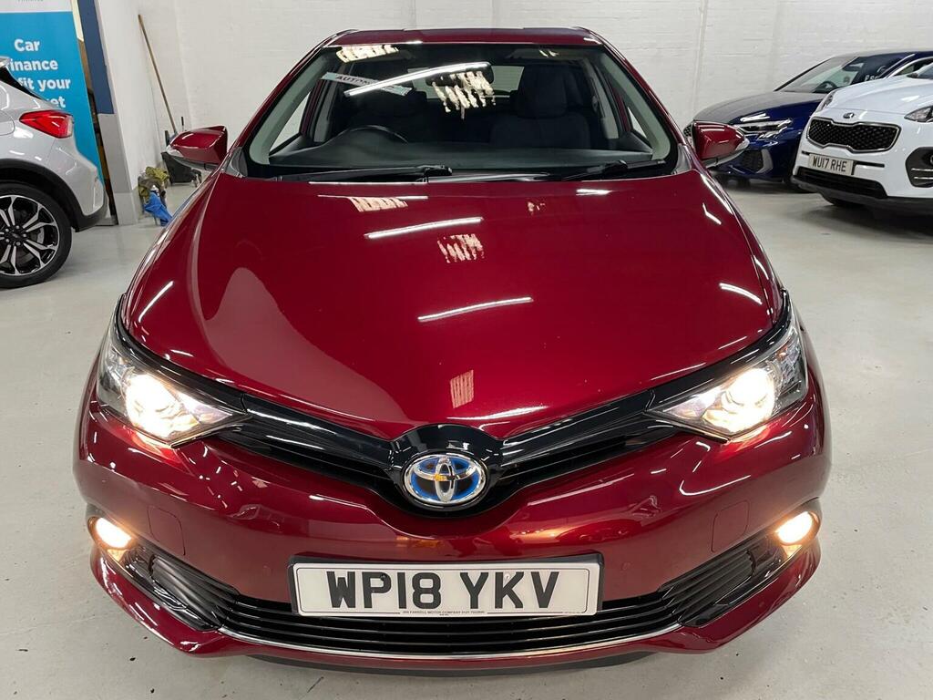 Toyota Auris Hatchback 1.8 Vvt-h Design Cvt Euro 6 Ss 2 Red #5