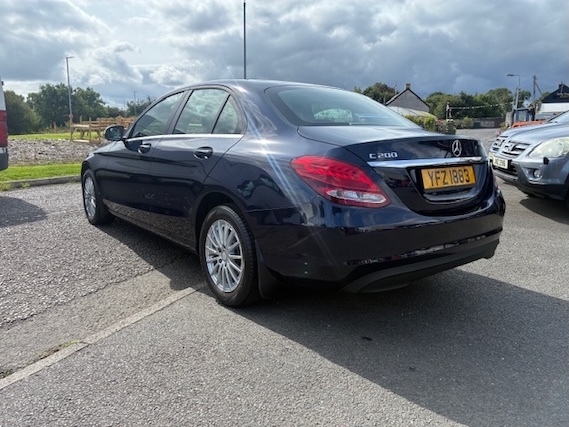 Mercedes-Benz C Class C200 Se Blue #3