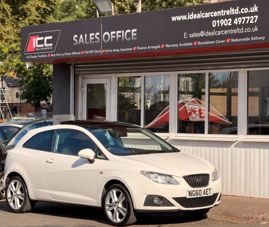 Seat Ibiza 1.4 16V Sport Coupe Euro 5 85 P White #5