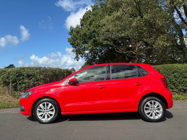Volkswagen Polo 1.0 Bluemotion Tech Se Hatchback Red #4