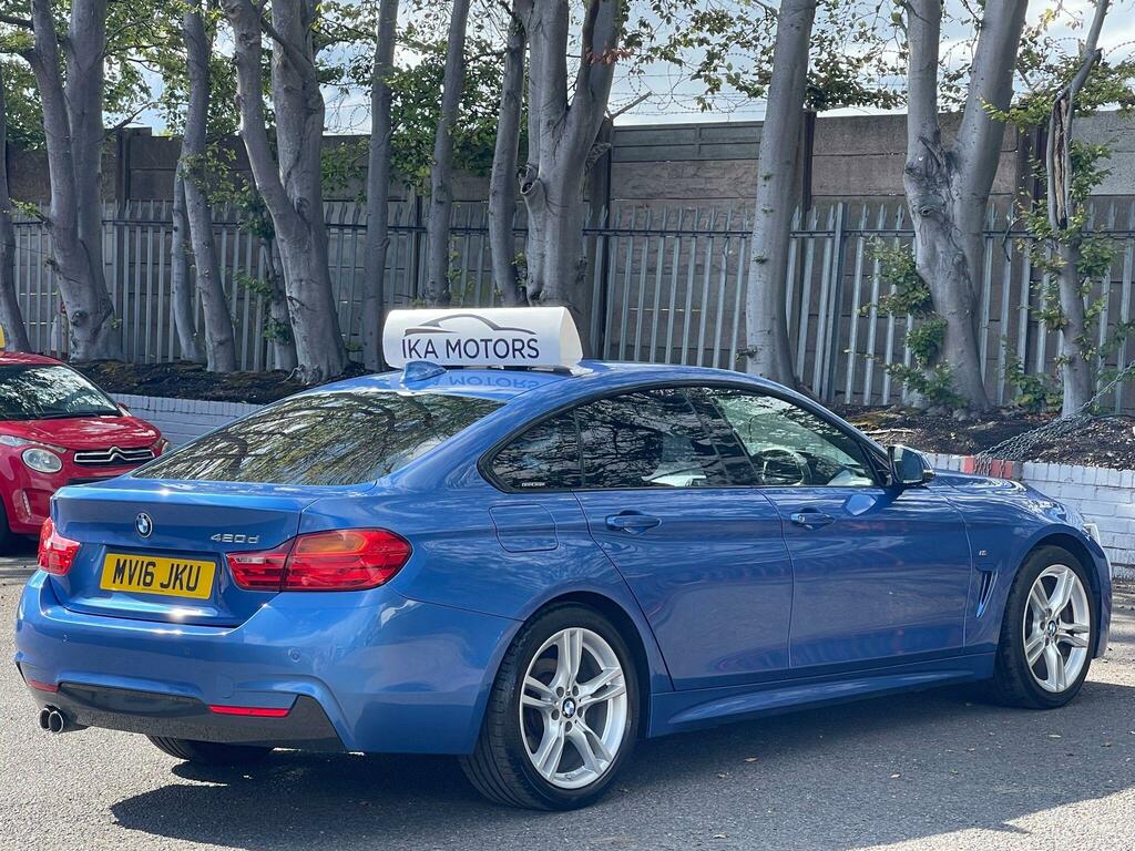 BMW 4 Series Gran Coupe 2.0 420D M Sport Euro 6 Ss Blue #5