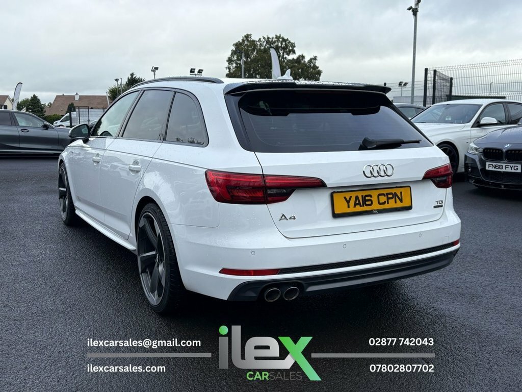 Audi A4 Avant 2L S Line White #6