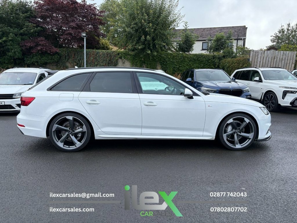 Audi A4 Avant 2L S Line White #4