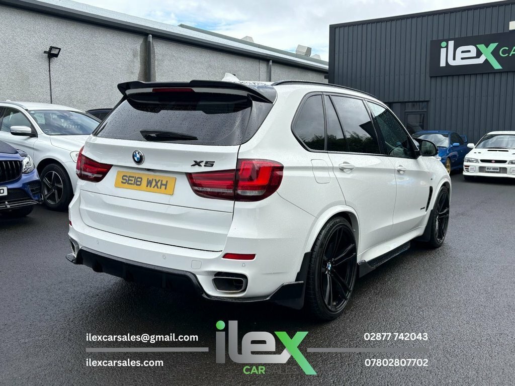 BMW X5 3L M Sport SE18WXH White #5