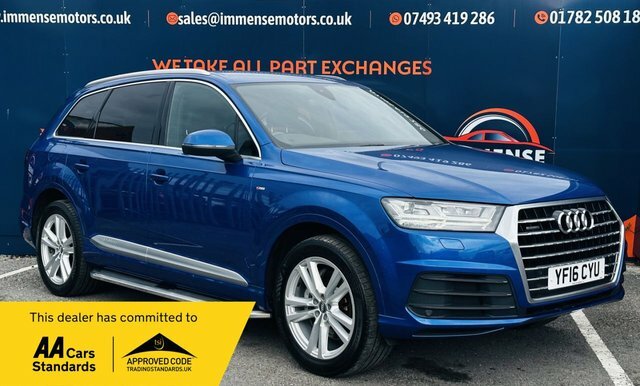 Audi Q7 Tdi V6 S Line Blue